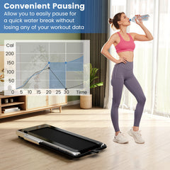 SP38206US-NY 3-in-1 3HP Folding Treadmill by:DirectDeals
