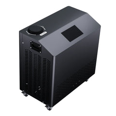 Golden Designs Inc. DCT-SY-10-PRO cold plunge chiller with WiFi app, shown from front-left angle in the image.