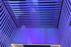 Zoppinh Blisspod Helsinki full spectrum indoor sauna for two people, featuring a modern design and wooden interior.