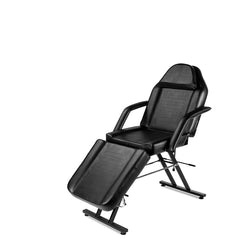 Black Adjustable Massage Bed Salon Chair w/ Hydraulic Stool by HomePacific