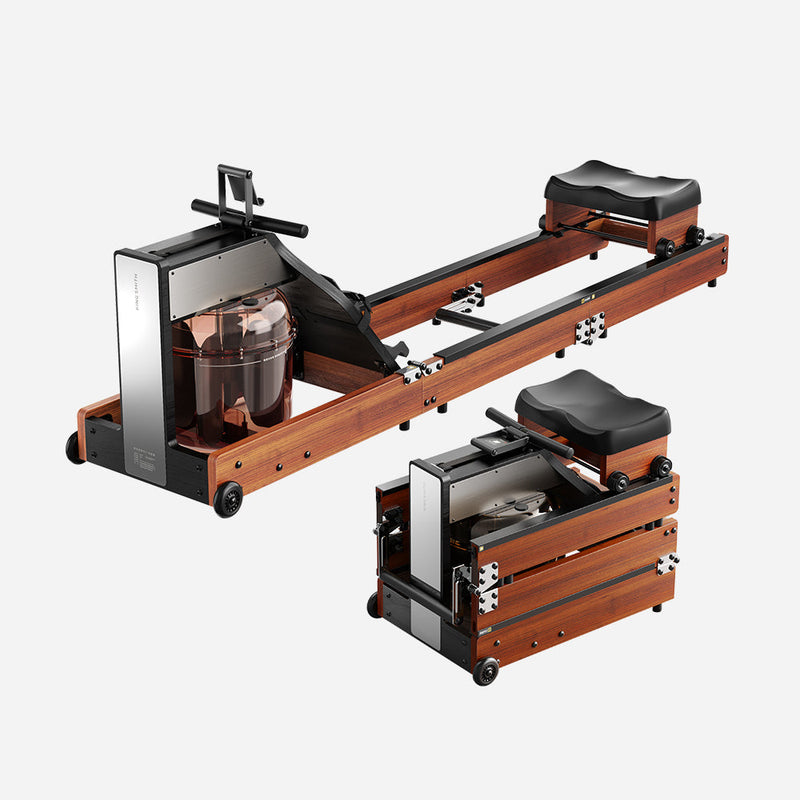 WalkingPad WR1 foldable water rowing machine with a sleek design, featuring a water tank and adjustable rowing handle.