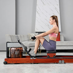 WalkingPad WR1 foldable water rowing machine with adjustable water resistance and compact design for home workouts.