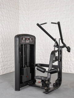Elite Selectorized Lat Pulldown - Muscle D Fitness - Commercial Adjustable Seated Pin Selectorized Lat Pull-Down