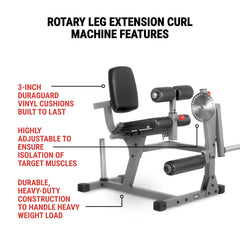 XM-7615 Rotary Leg Extension Curl Machine by XMARK