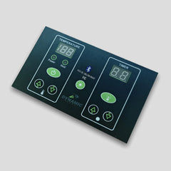 Golden Designs Inc. DYN-1201-01 Elite compact infrared sauna with dynamic control panel and ultra-low EMF for personal wellness.