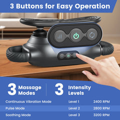 Massage Gun Deep Tissue with 3 Switchable Massage Heads by  Gamba Beauty
