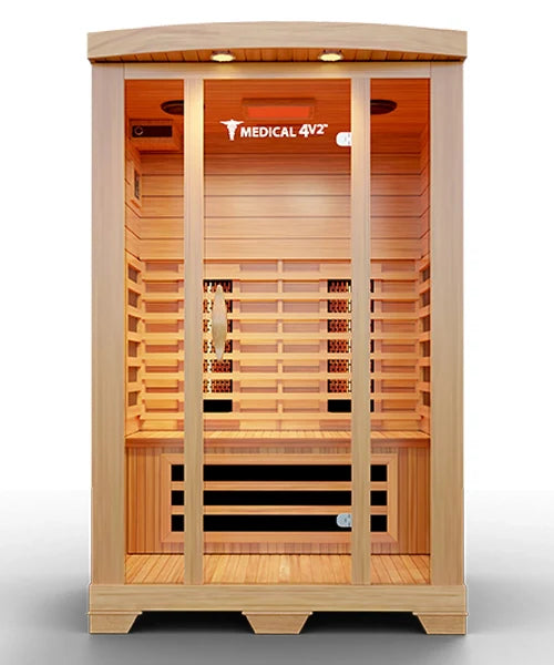 Person Home Full Spectrum Infrared Sauna Medical 4 by Modern Reform