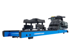 First Degree Fitness Monarch Club V Fluid Rowing Machine with adjustable resistance and ergonomic design for full-body workout.