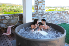 Zoppinh MSPA Mono Verto Series rigid hot tub and spa for relaxing sauna experience, shown in the image with sleek design.