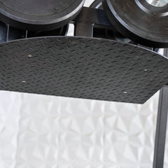 Excel Vertical Leg Press - Muscle D Fitness - Plate Load Leg Press - Adjustabe Back Pad - Weight Storage Pegs - Safety stops