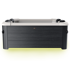 Zoppinh MSPA OSLO Rame Series hot tub with sleek design, featuring built-in seating and jets for relaxing spa experience.