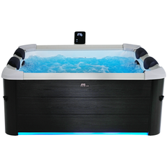 Zoppinh MSPA OSLO series hot tub and spa with sleek, rigid design, featuring seating and jets for relaxation.