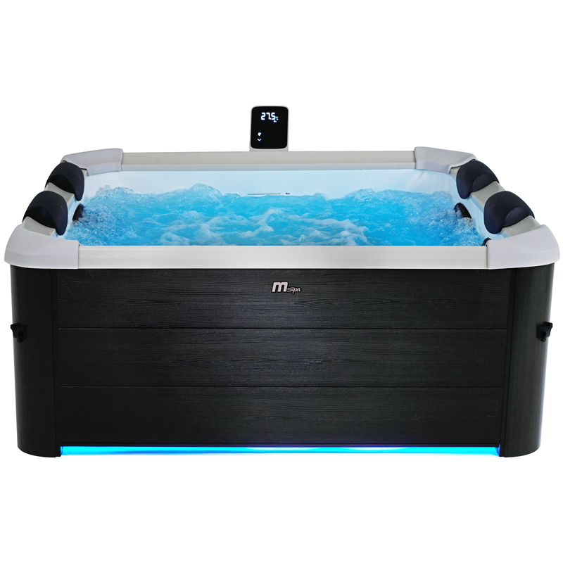Zoppinh MSPA OSLO series hot tub and spa with sleek, rigid design, featuring seating and jets for relaxation.