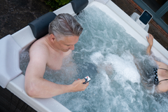 Zoppinh MSPA OSLO rame Series hot tub and spa with sleek design, built-in seating, and modern features for relaxation.