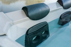Zoppinh MSPA OSLO Rame Series hot tub with seating and jets, designed for relaxing spa experience.