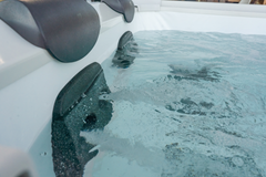 Zoppinh MSPA OSLO rame Series hot tub with plush seating and built-in jets, designed for relaxing spa experiences.