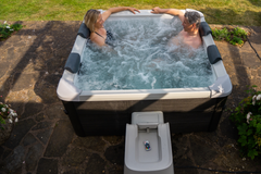 Zoppinh MSPA OSLO rame series hot tub with rigid design and seating for relaxation.