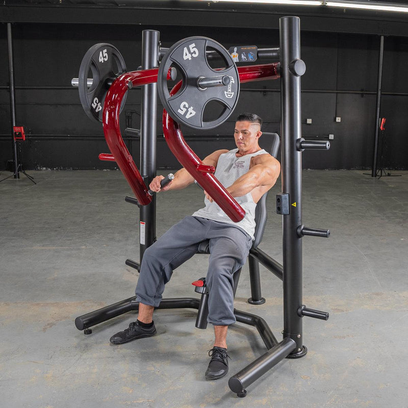 Power Leverage V2 Decline Chest Press by Muscle D Fitness
