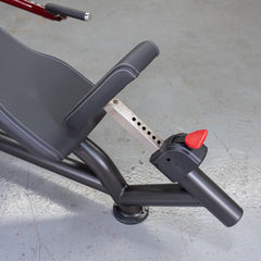 Muscle D Fitness Power Leverage V2 Incline Pec Fly plate-loaded chest machine with adjustable incline and iso-lateral arms.