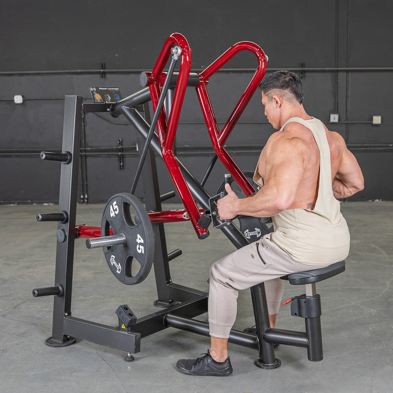 Power Leverage V2 Rotating Handle Low Row by Muscle D Fitness