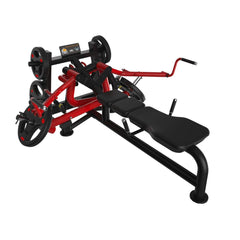Muscle D Fitness Power Leverage V2 Lying Pec Fly plate-loaded machine with padded seat and adjustable arm handles for chest training