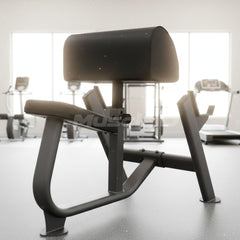 Preacher Curl Bench - Muscle D Fitness - 11 Gauge Steel - Adjustable Seat - Commercial Upholstery