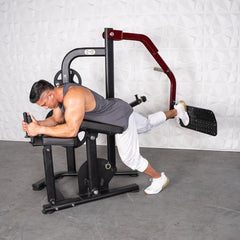 Pro Strength Booty Shaper - Muscle D Fitness - Adjustable, Plate Loaded, Glute Kick