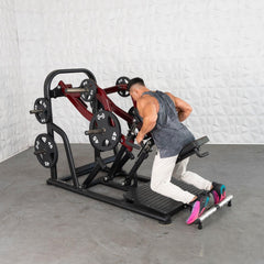 Muscle D Fitness Pro Strength Dynamic Row | Plate-Loaded Back Machine