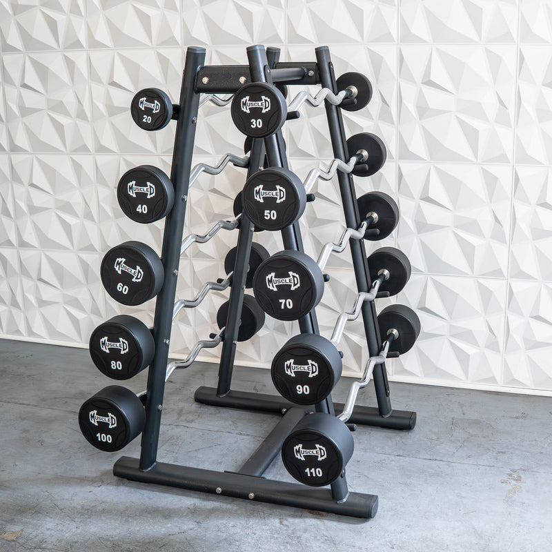 Pro Urethane Barbell Set(Straight or Curl) by Muscle D Fitness