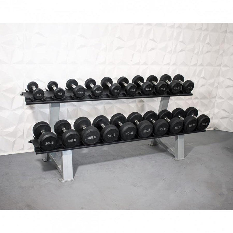 Pro Rubber Dumbbells by Muscle D Fitness