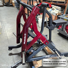 Pro Strength Seated Row - Muscle D Fitness - Commercial Grade - Plate Loaded - Iso-Lateral Training
