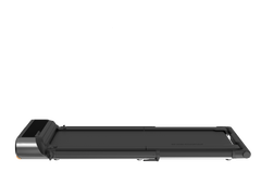 Foldable Kingsmith R3 Hybrid+ walking treadmill with digital display and safety handrails, designed for compact home use.