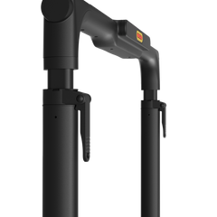 Foldable R3 Hybrid+ WalkingPad treadmill by Kingsmith, showing the sleek design and control panel on a clean white background.