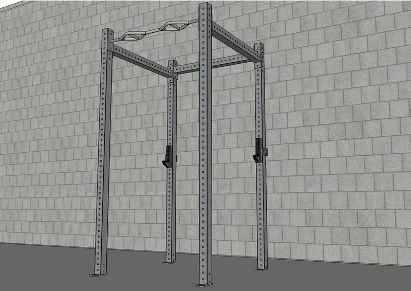 TGrip Basic Commercial 4 Post Rack by Muscle D Fitness