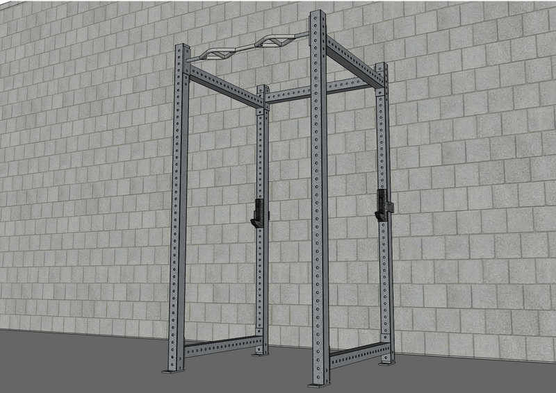 TGrip Commercial 4 Post Rack by Muscle D Fitness
