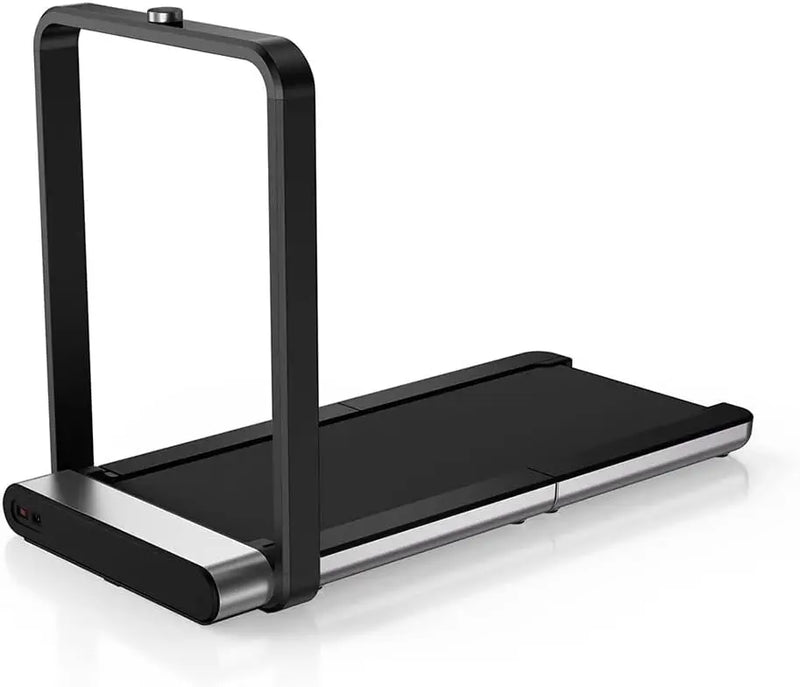 Portable folding treadmill by 24 Hour Sport ideal for walking, running, or jogging at home or gym.