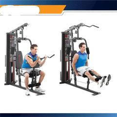 Compact 24 Hour Sport home gym equipment for versatile workouts, featuring multiple exercise options in a space-saving design.