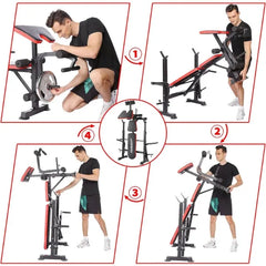 24 Hour Sport Total Body Fitness All-in-One Home Gym equipment with adjustable weights and multi-function workout stations.