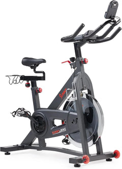 LUXHOME exercise bike with 40 lb flywheel and adjustable seat, ideal for indoor cycling and home fitness workouts.