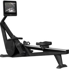 Modern Reform Hydrow Wave-1 Pilates Rower in Pirate Black, featuring a sleek design and adjustable seat for full-body workouts.