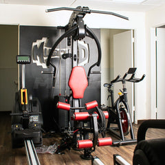 Muscle D Fitness Compact Single-Stack Multi-Gym | Full Body, Space-Saving