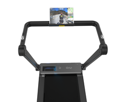 Lifesmart TM2202 treadmill with digital display, running belt, and control panel for home cardio workouts.