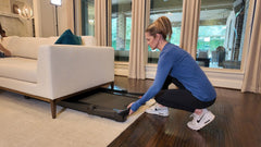 Lifesmart TM2202 treadmill with digital display and sturdy frame for home fitness exercise.