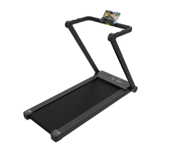 Lifesmart TM2202 treadmill with digital display and cushioned running surface for home fitness exercise.