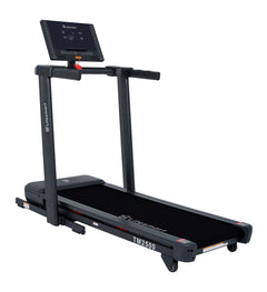 Lifesmart TM2500 PowerTouch treadmill with digital display and sturdy running deck for home cardio workouts.
