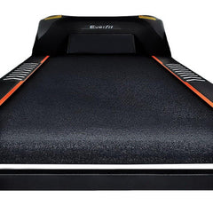 Trustymall Everfit electric treadmill with 45cm incline, running surface, and digital display for home gym fitness.