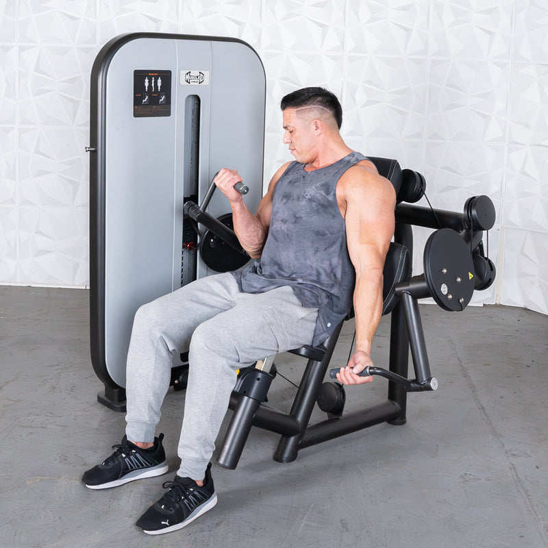 Vogue Iso-Lateral Biceps Curl by Muscle D Fitness – Commercial Arm Machine