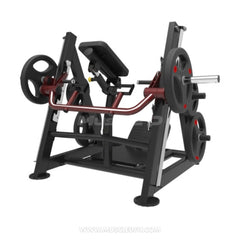 Muscle D Fitness Power Leverage V2 chest supported linear bearing row, plate-loaded gym equipment for back workouts