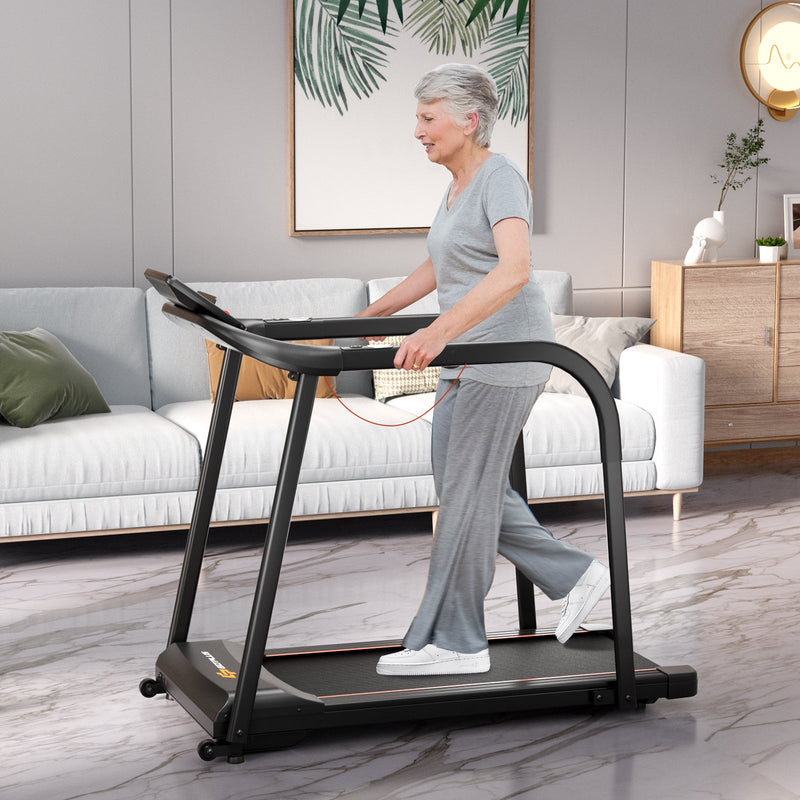 SP38185US-BK 2.5 HP Walking Treadmill by DirectDeals