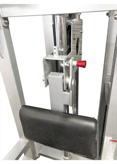 Muscle D Fitness dual function assisted chin-dip combo machine with adjustable settings and roller bearings for smooth exercise.